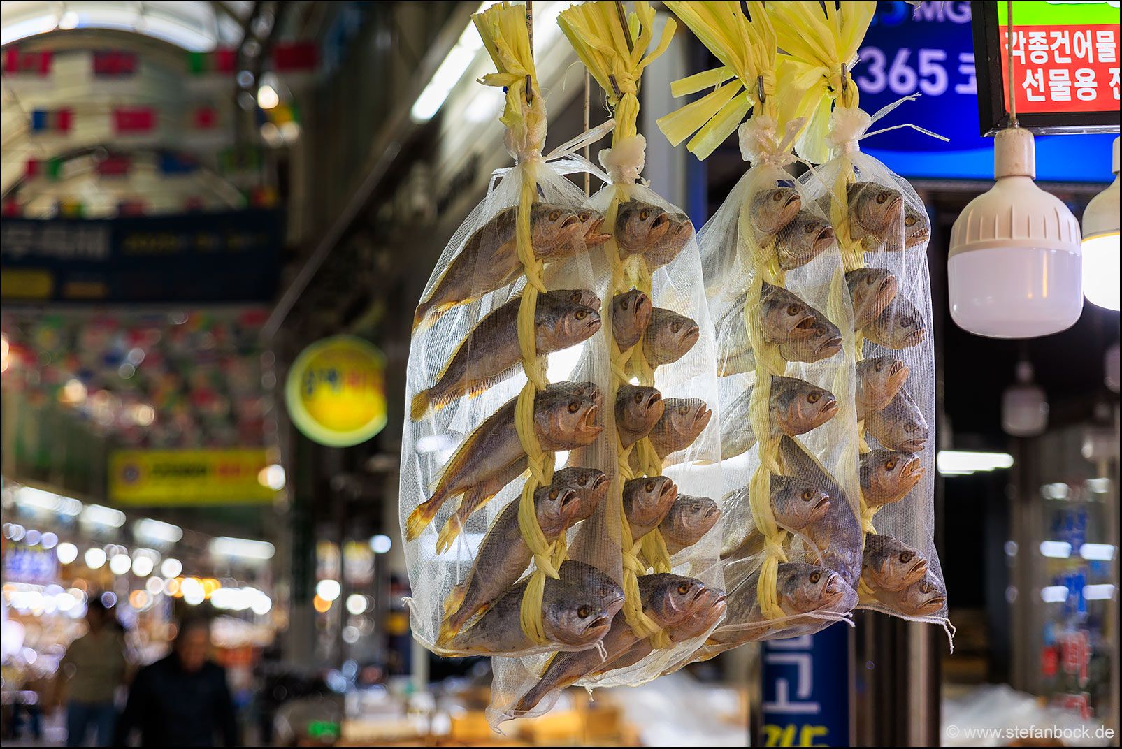Jungbu Dried Seafoods Market Seoul, South Korea