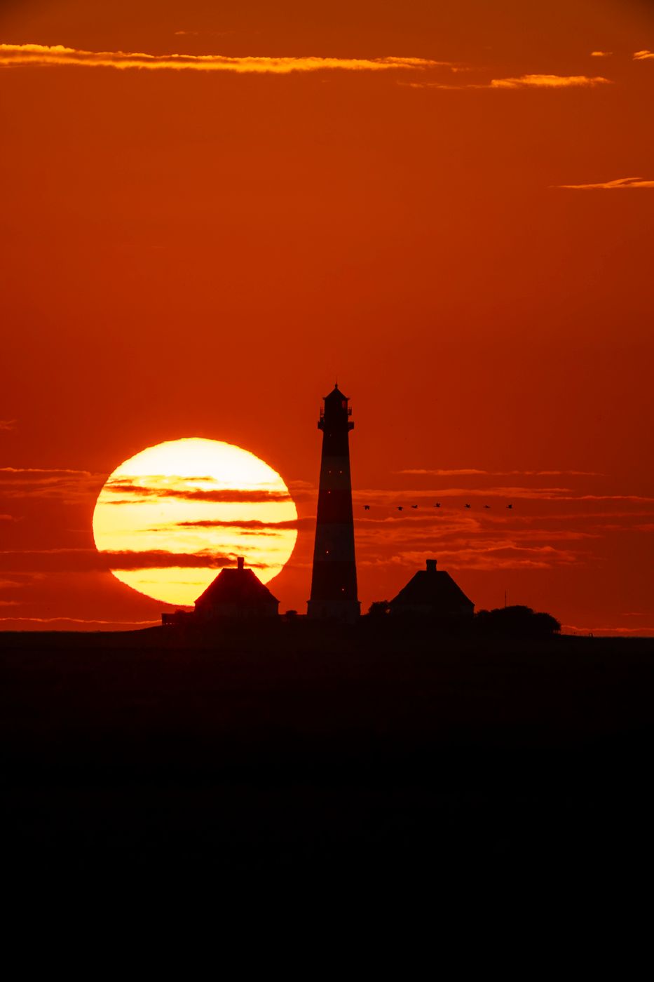 Leuchtturm Westerheversand, Germany
