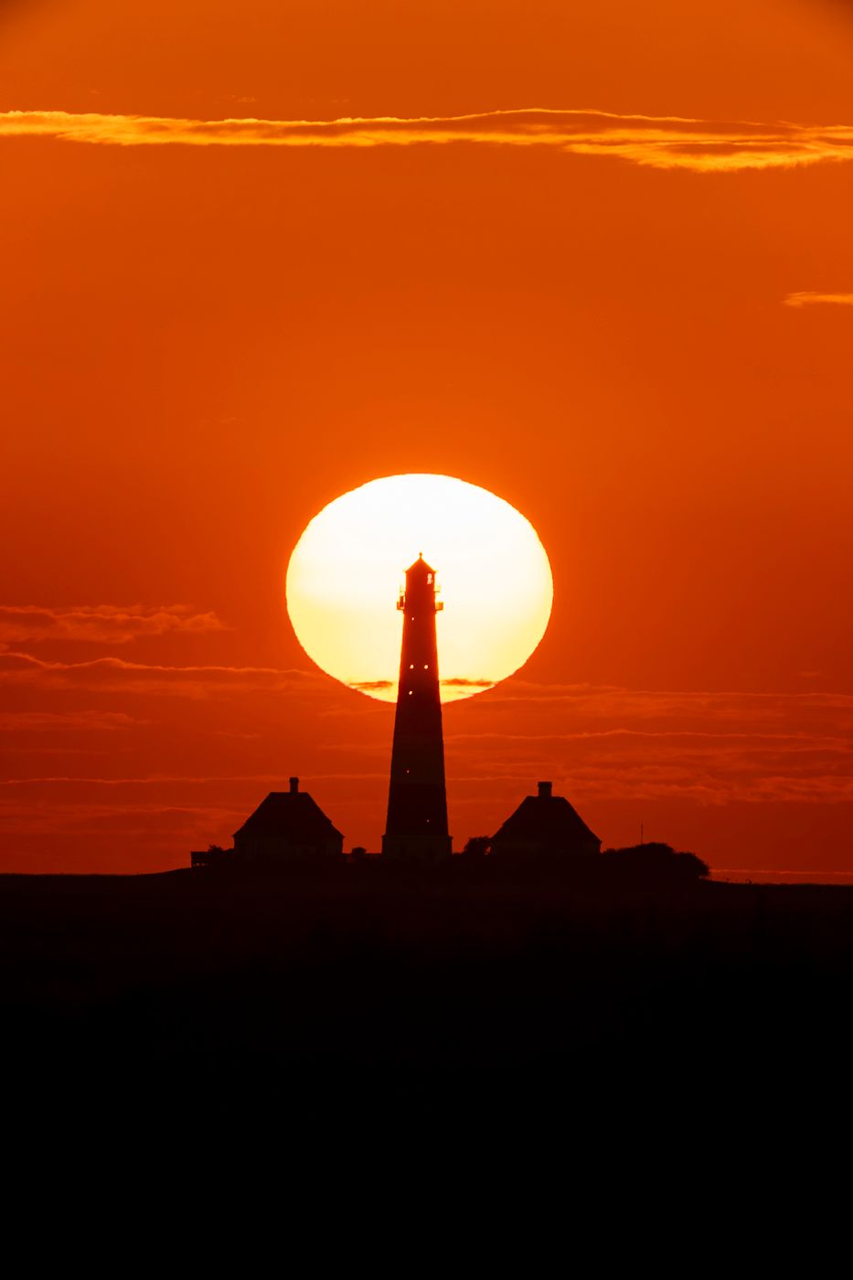 Leuchtturm Westerheversand, Germany