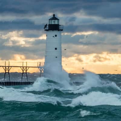 Manistee North Pier Head, USA