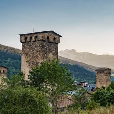 Medieval towers of Mestia, Georgia