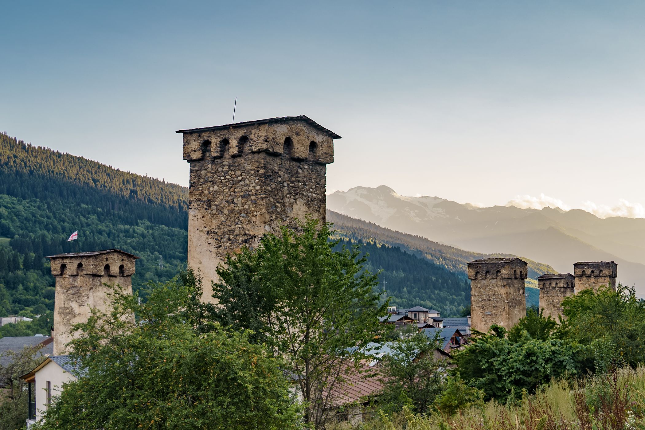 Medieval towers of Mestia, Georgia