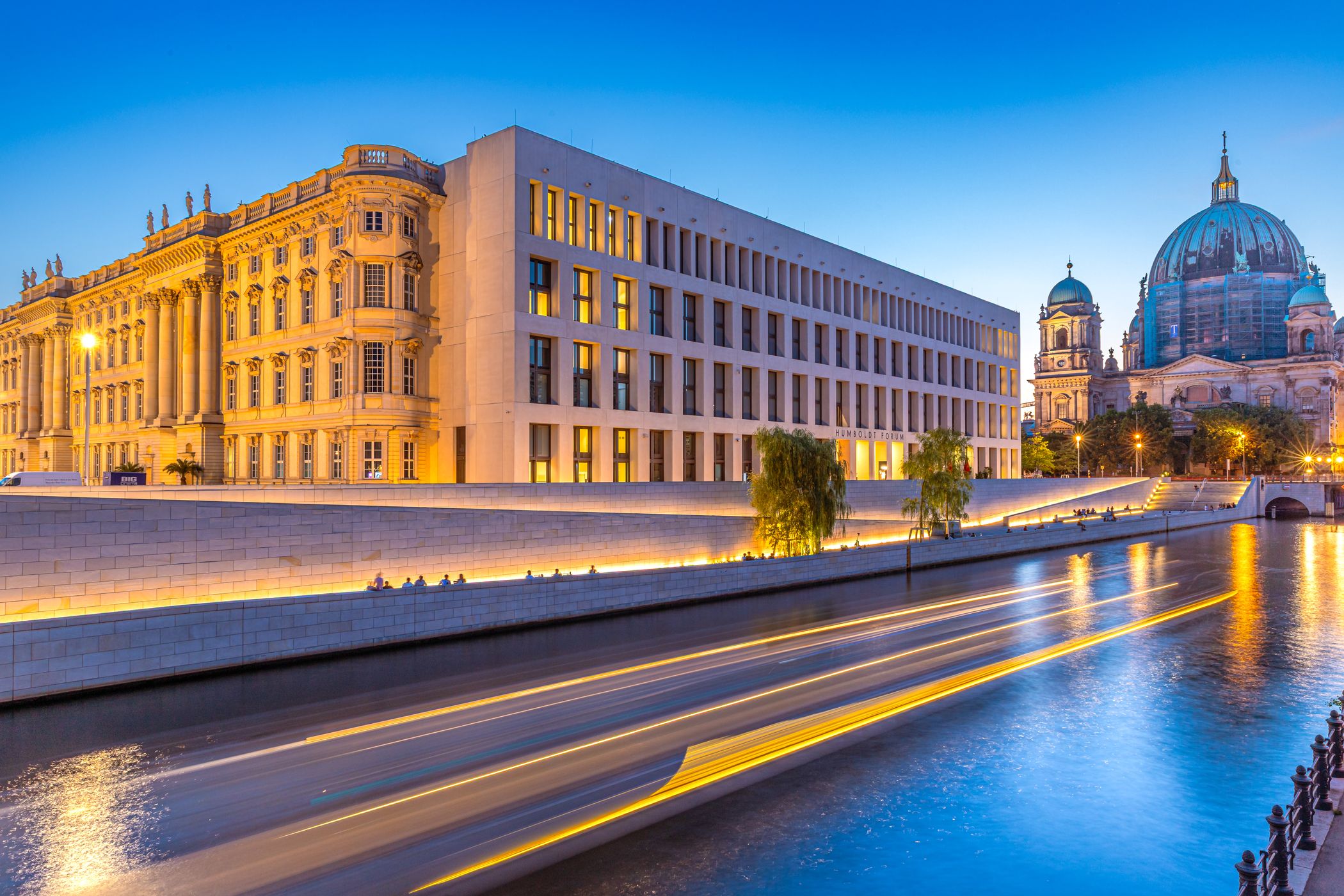 Modern east side of Berlin Palace, Germany