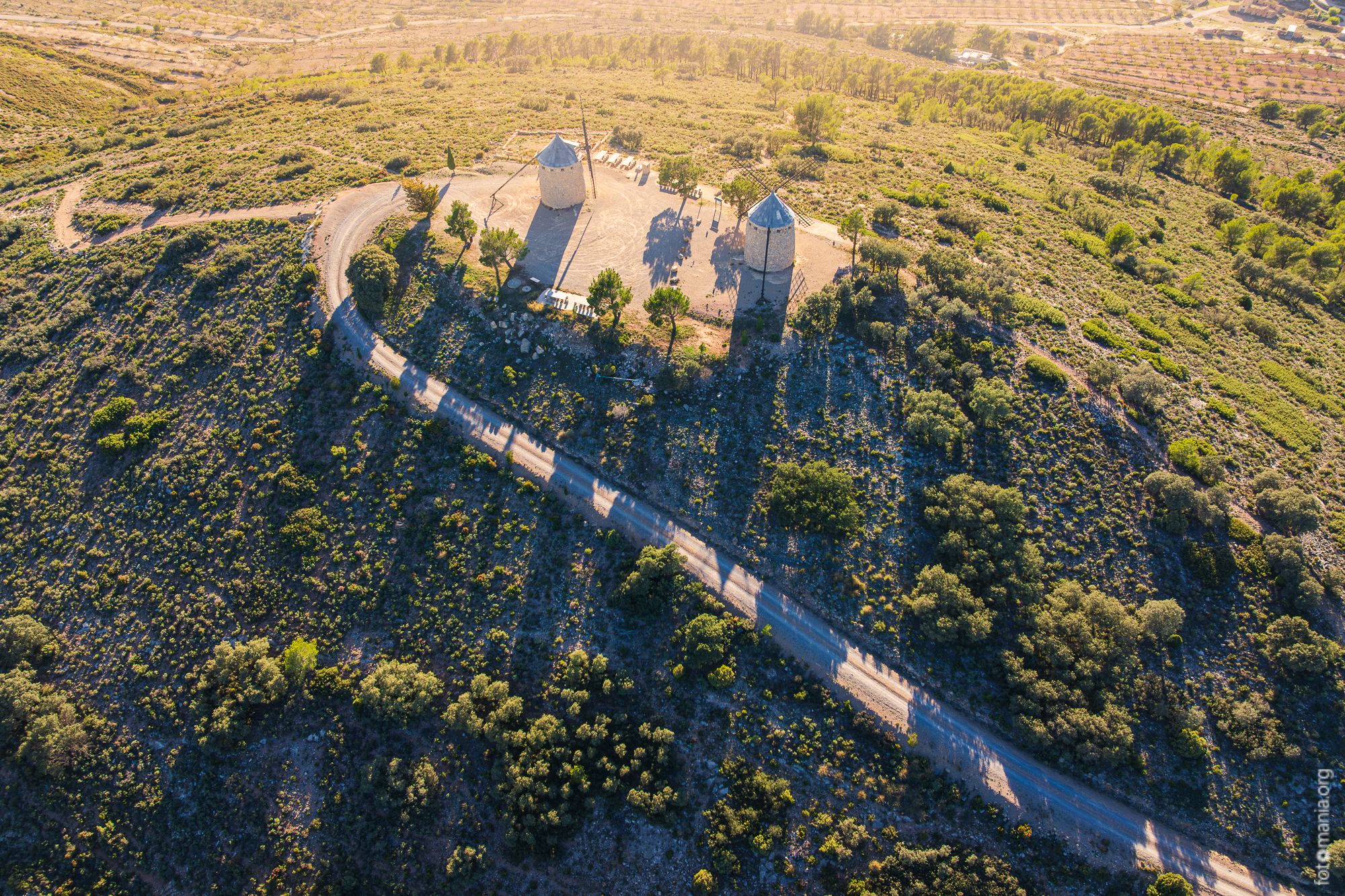 Molinos de Alcublas (drone), Spain