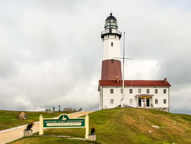 Montauk Lighthouse sunrise Long Island New York