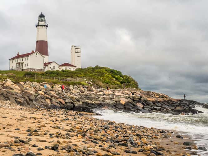 Montauk Lighthouse sunrise Long Island New York