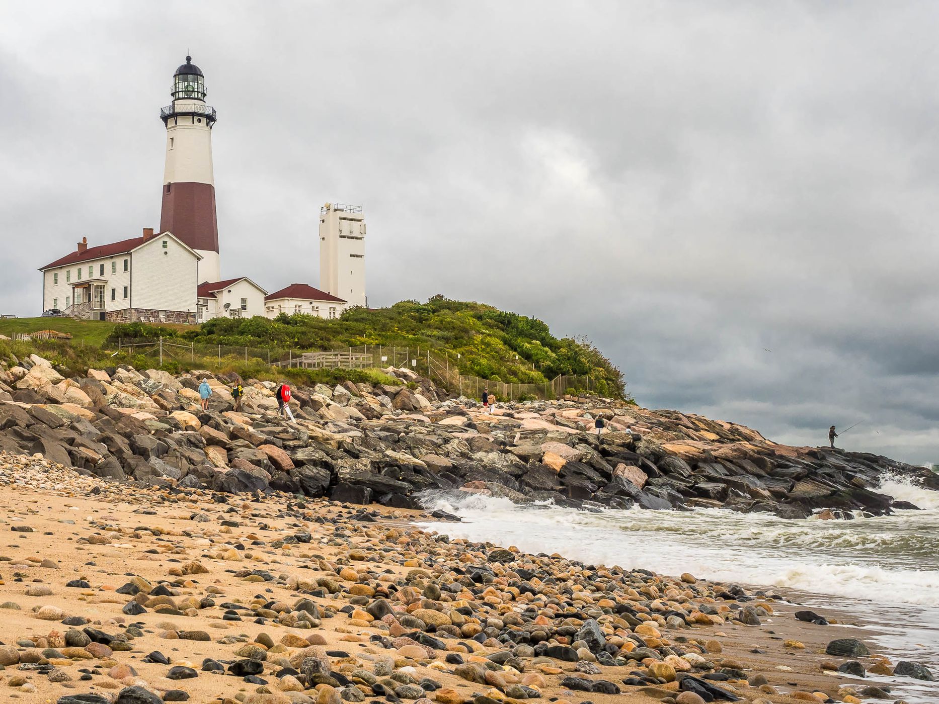 Montauk Lighthouse sunrise Long Island New York, USA