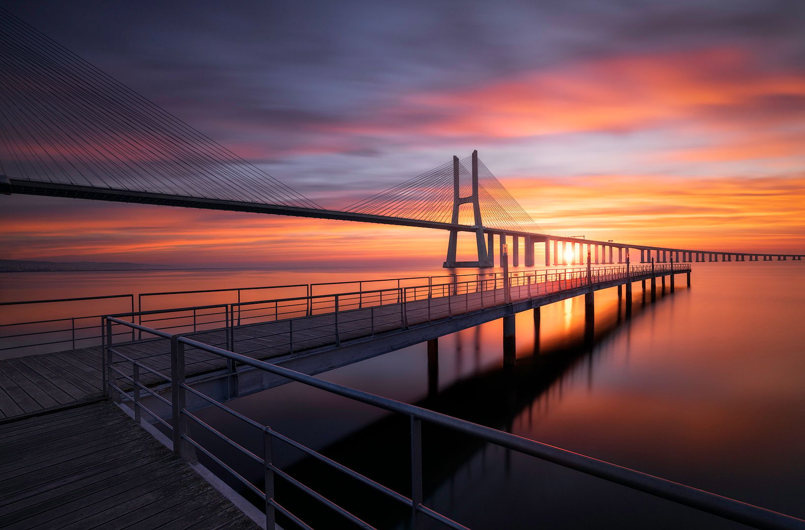 Vasco da Gama Bridge, Lisbon, Portugal