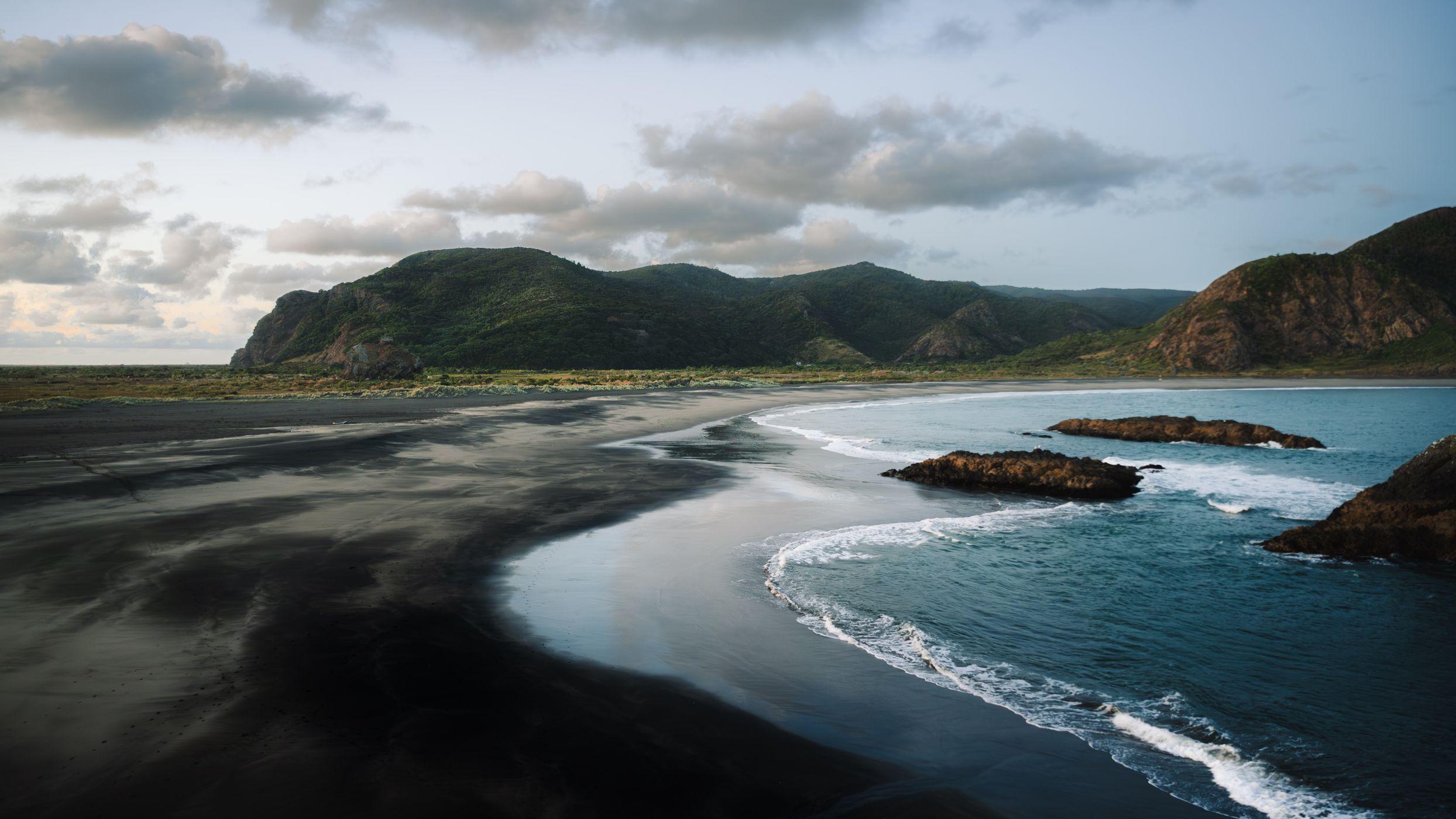 Ninepin Rock Beach, New Zealand
