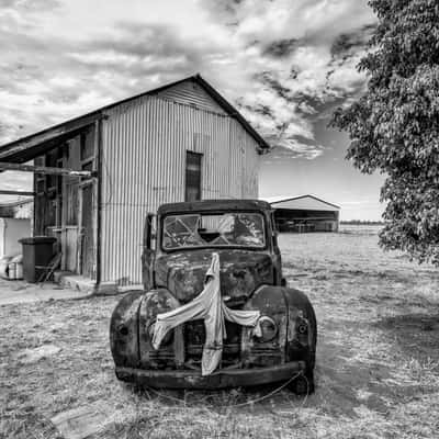 Old car, Windorah, Queensland, Australia