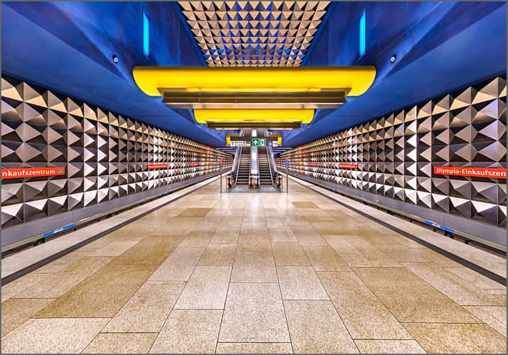 Olympia-Einkaufszentrum Station, Munich