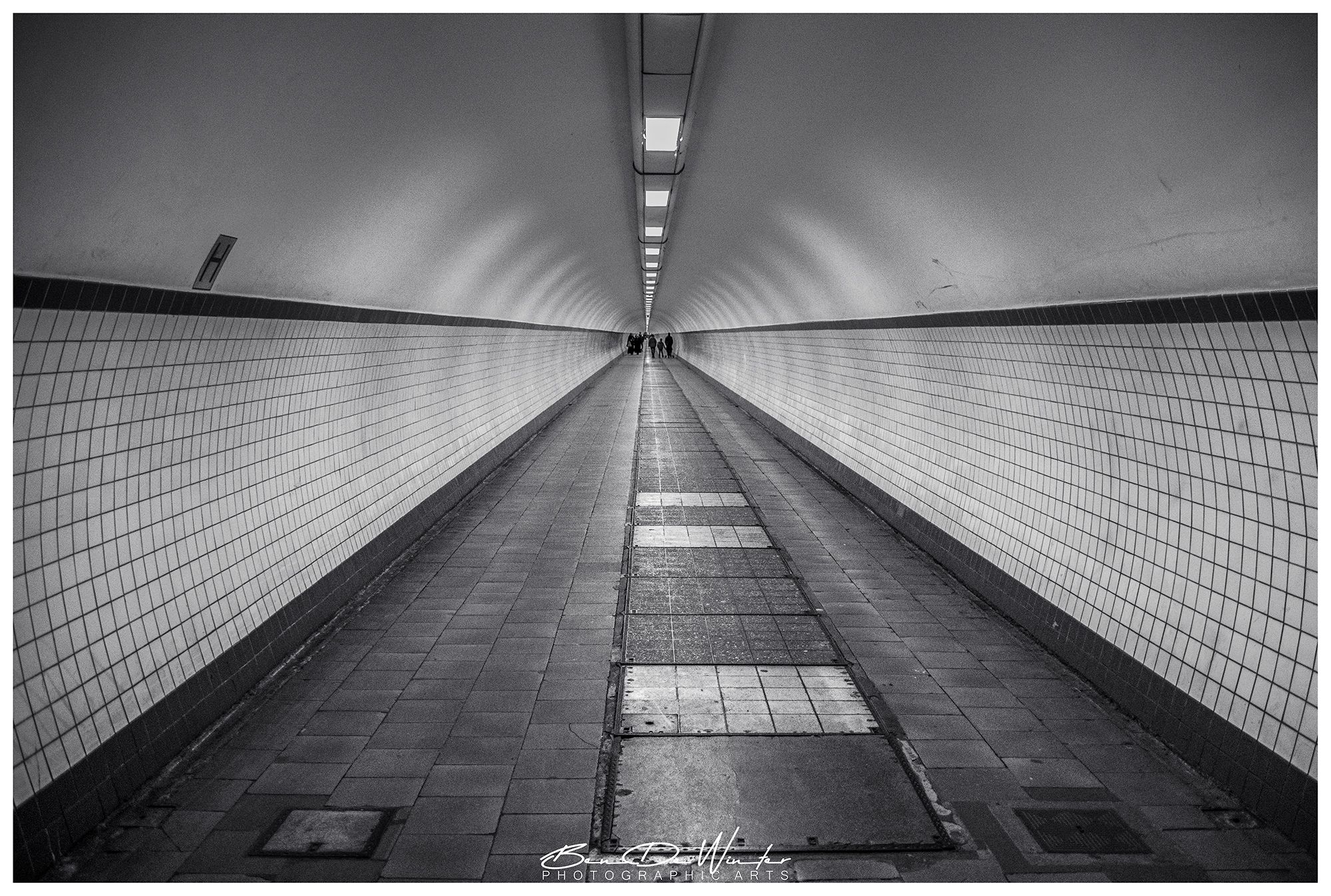 Pedestrian tunnel, Antwerp, Belgium