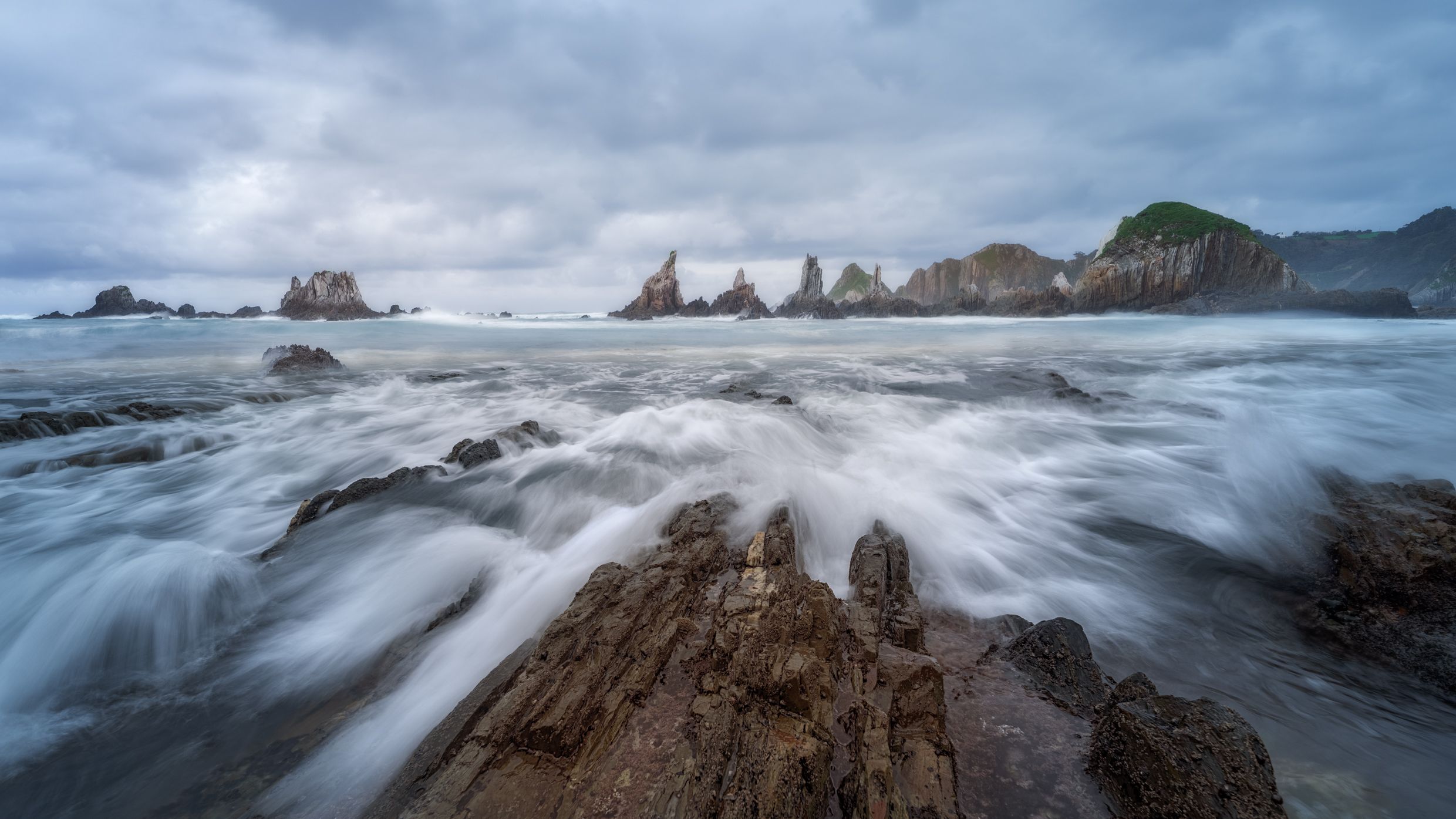 Playa de Gueirúa, Spain