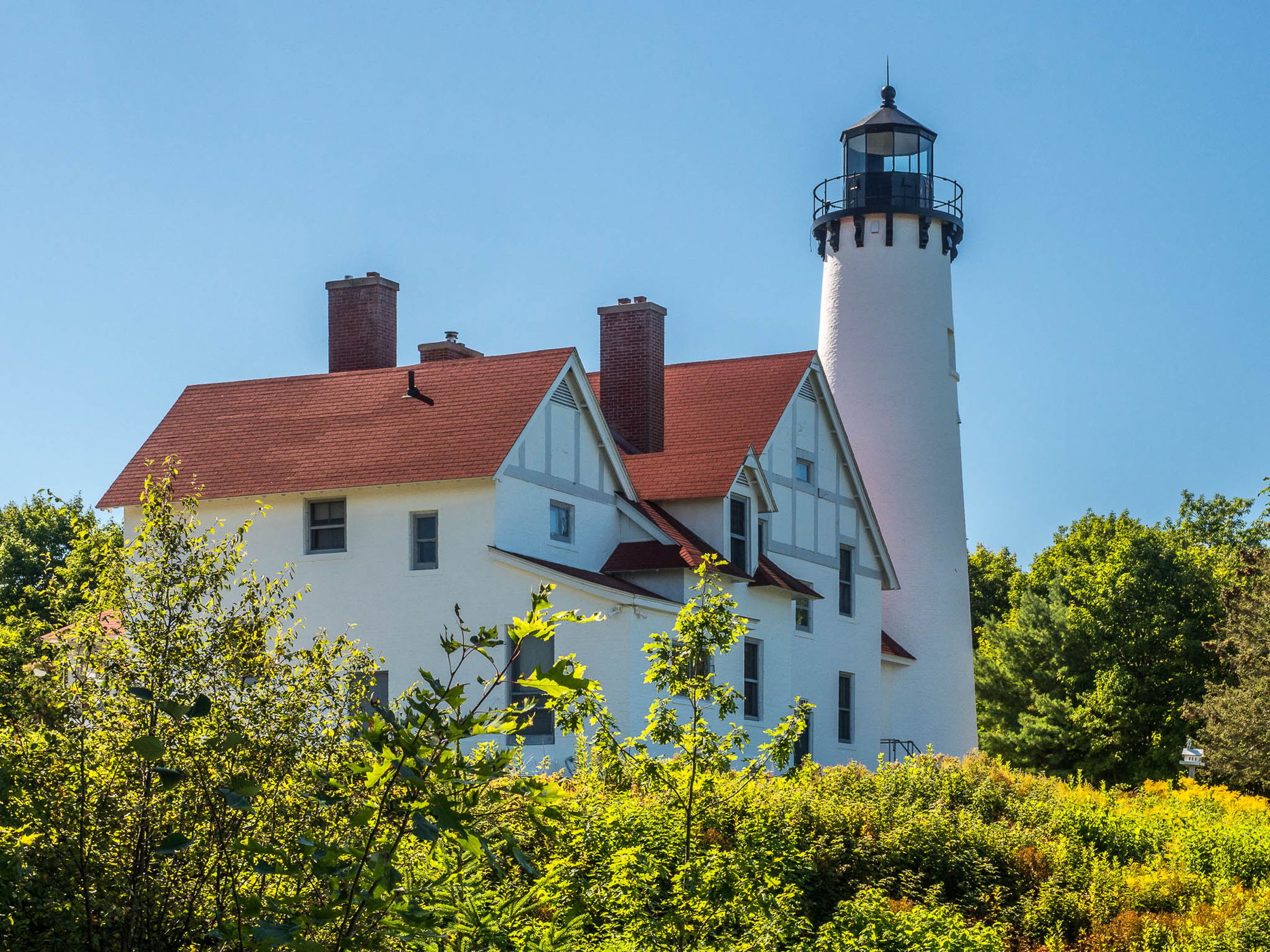 Point Iroquois Lighthouse, West Lakeshore Drive, Brimley, MI, USA