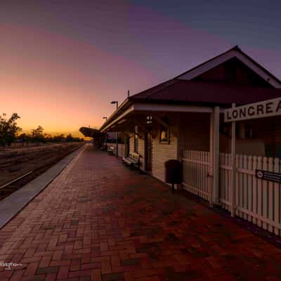Railway station, Longreach, Queensland, Australia