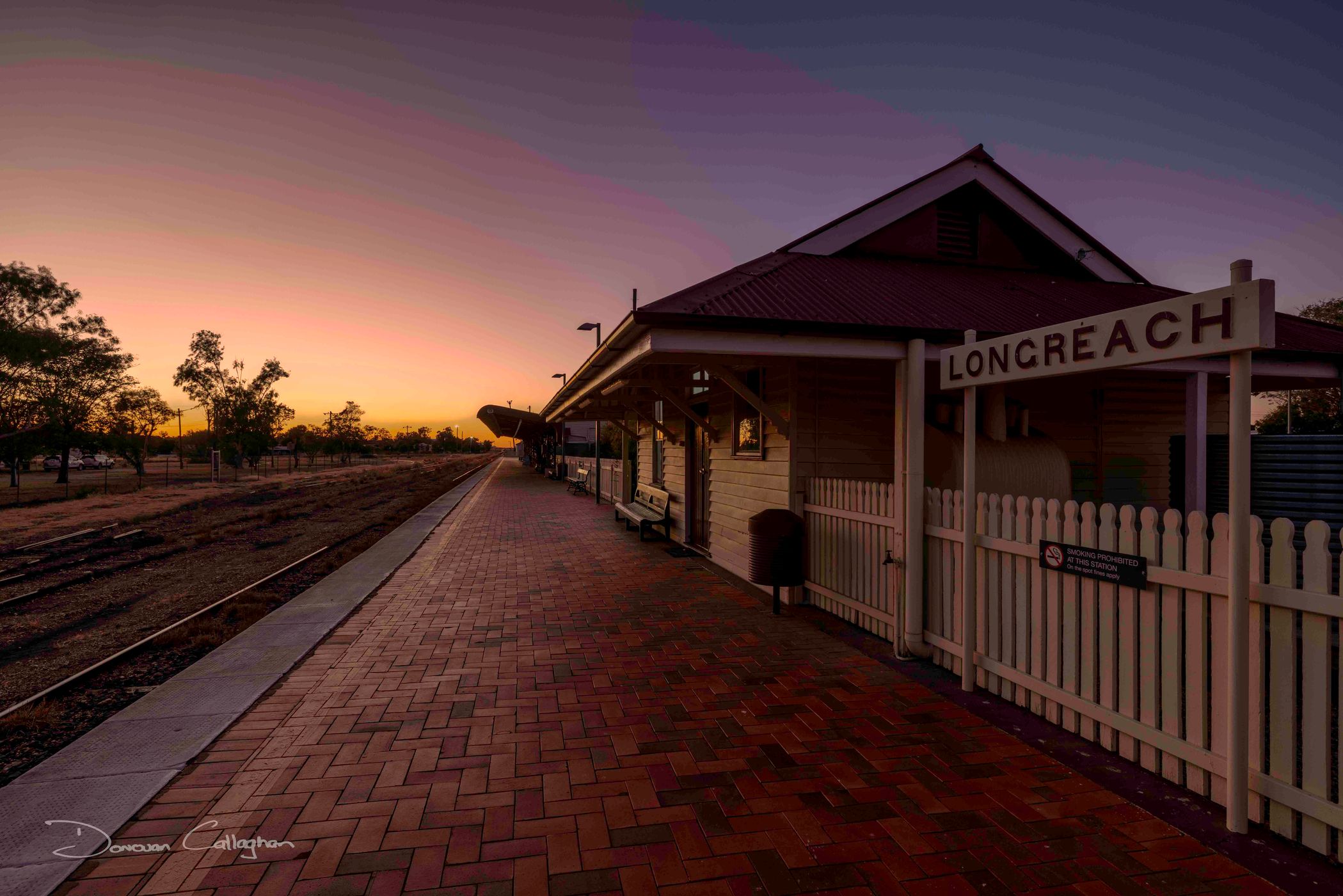 Railway station, Longreach, Queensland, Australia