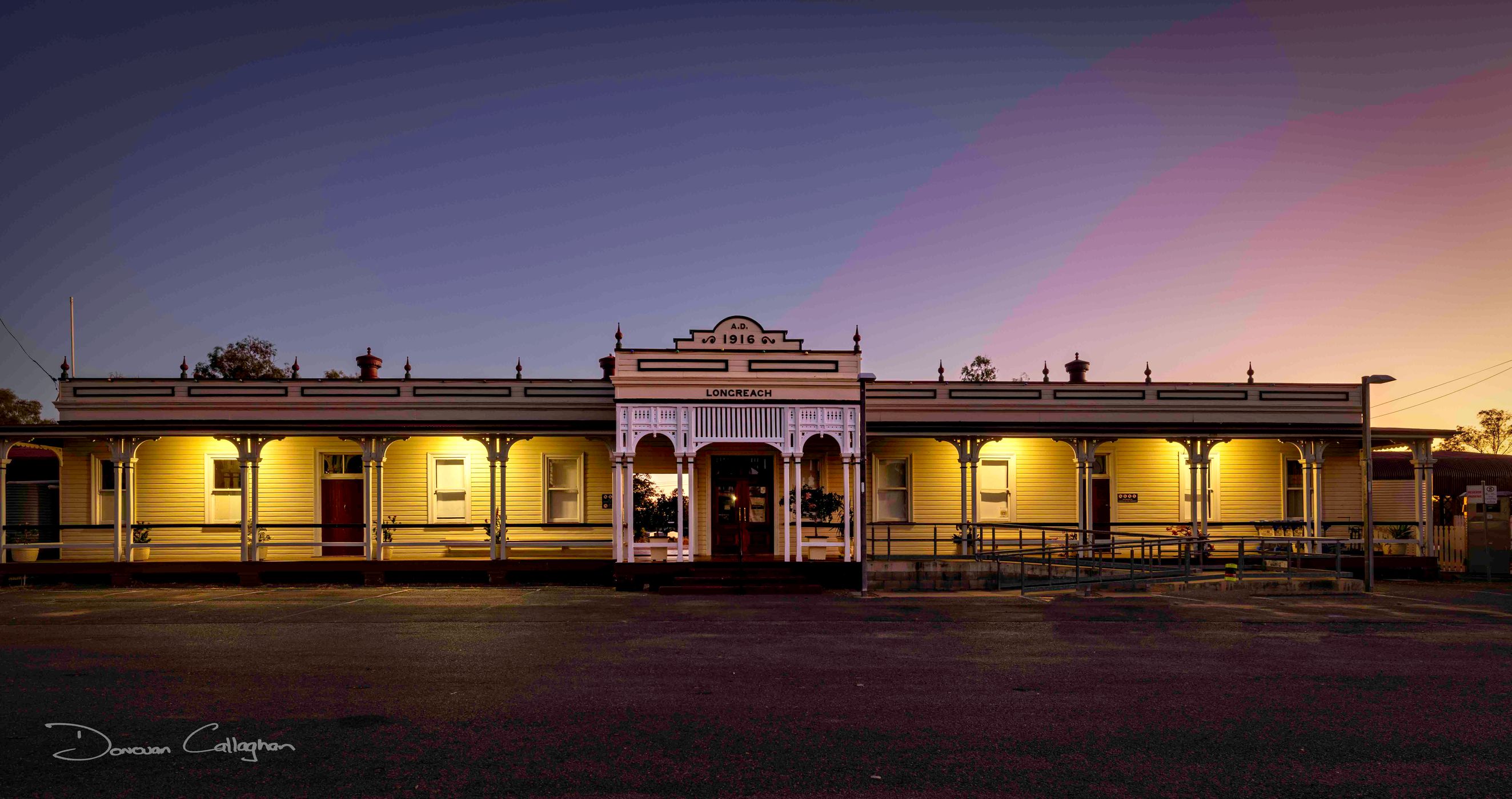 Railway station, Longreach, Queensland, Australia