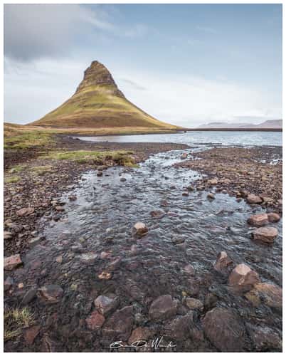 Reflection pool at Kirkjufell
