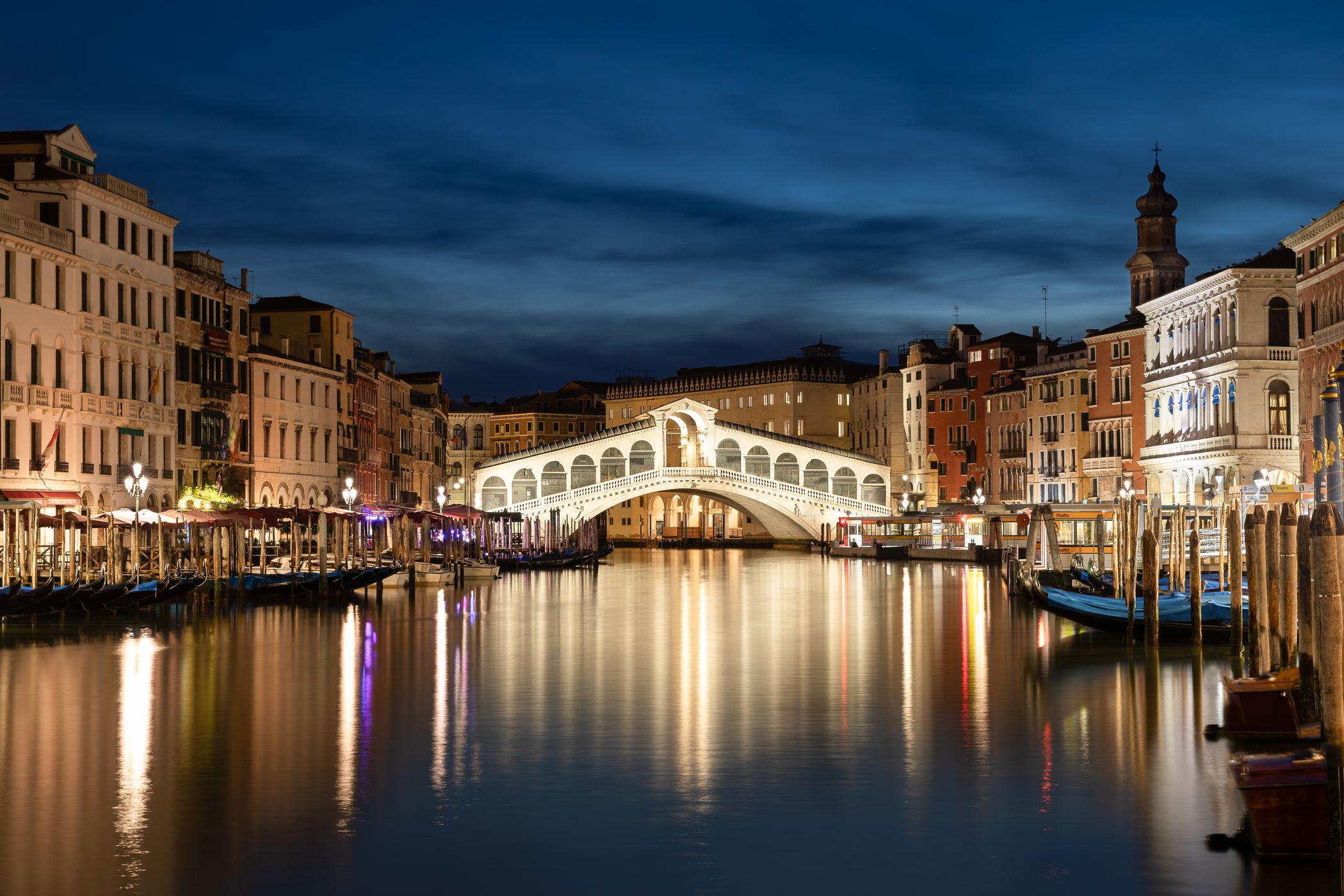 Rialto Bridge from the south, Venice, Italy