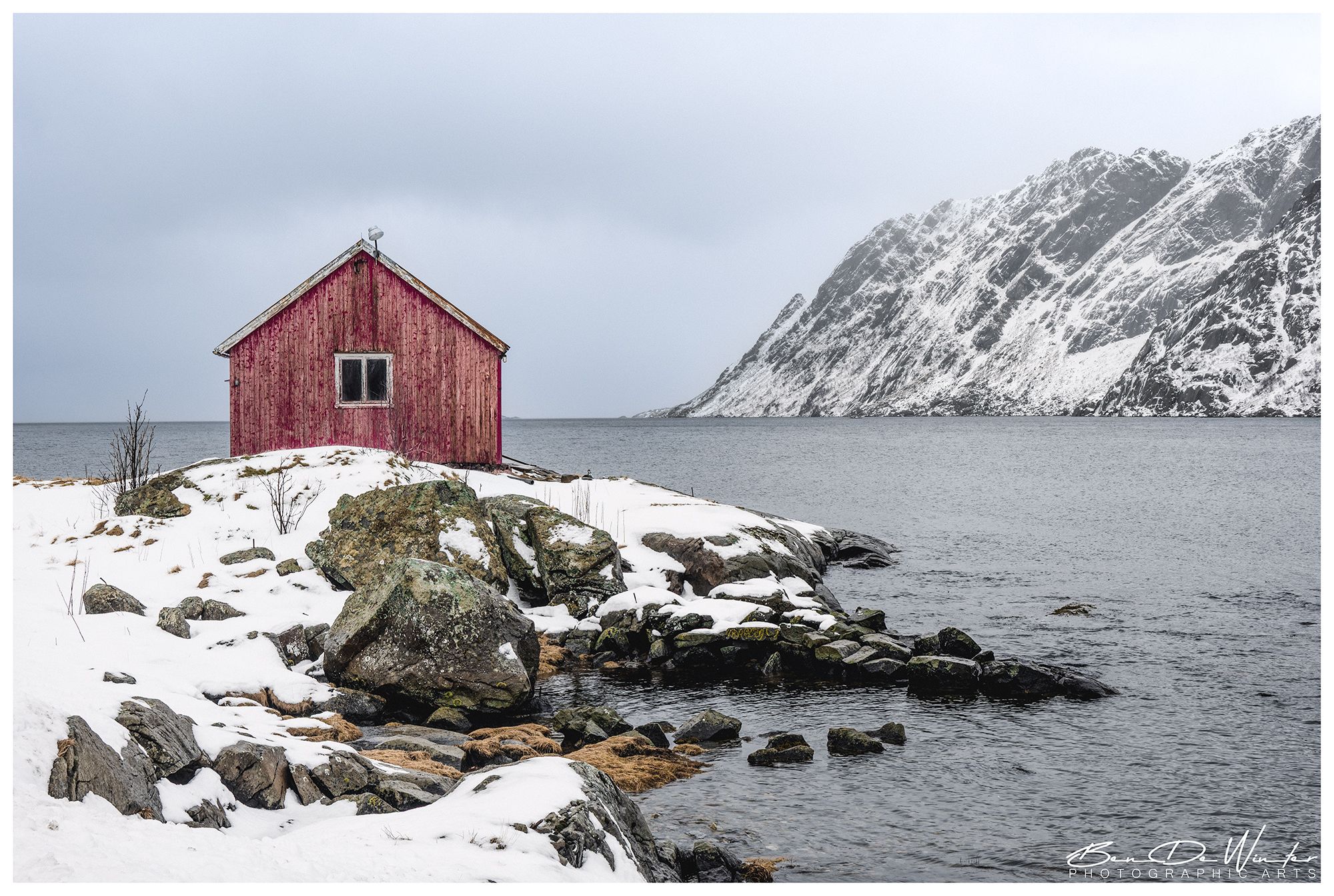 Skjelfjorden (Nordsanden), Lofoten, Norway
