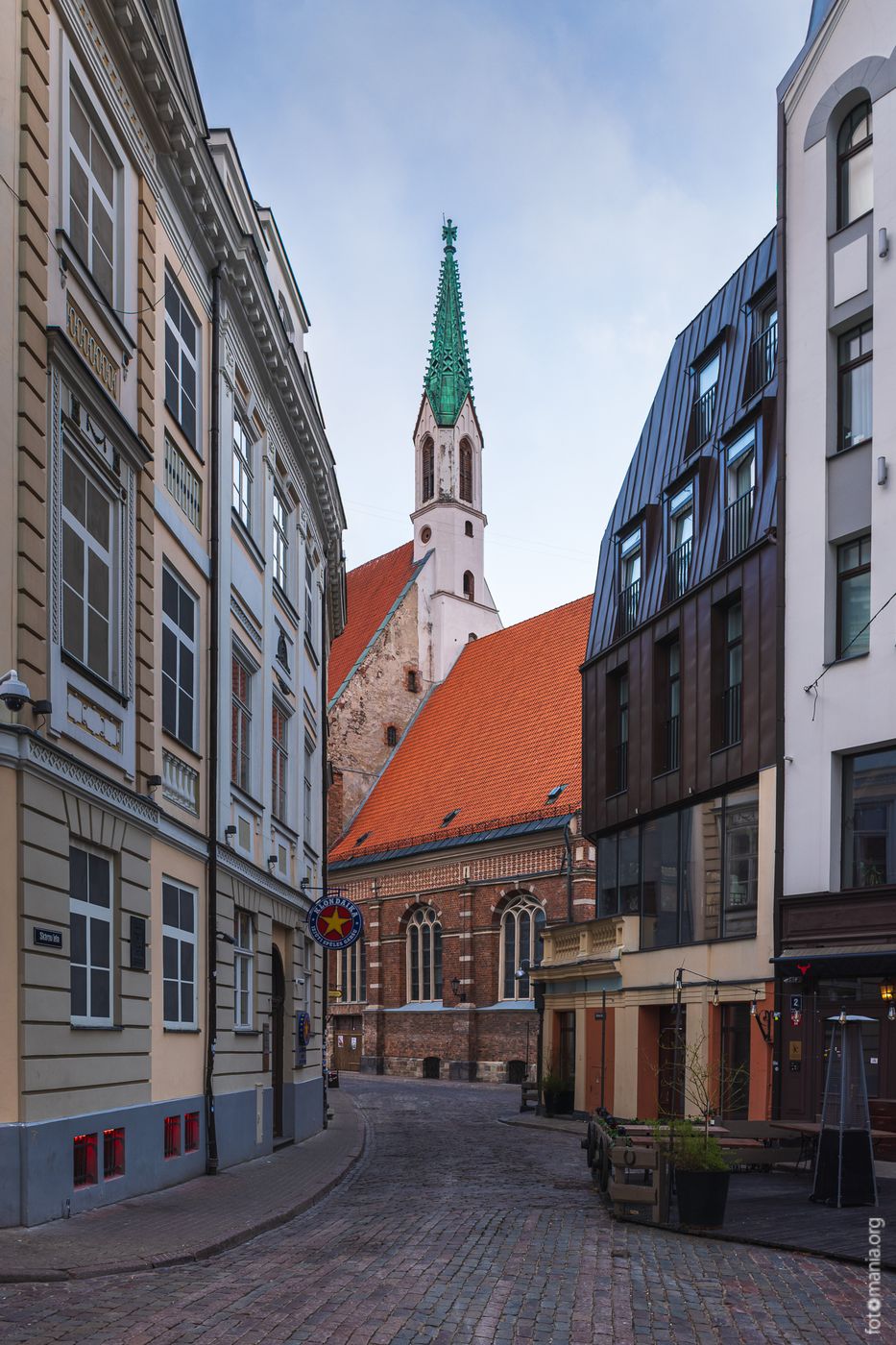 Street in Riga, Latvia