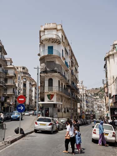 Street view in Bab-el-Oued, algeria