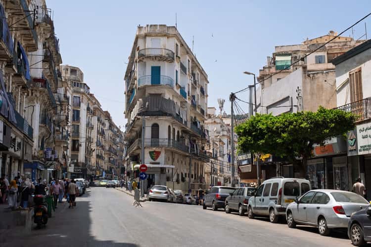 Street view in Bab-el-Oued, algeria
