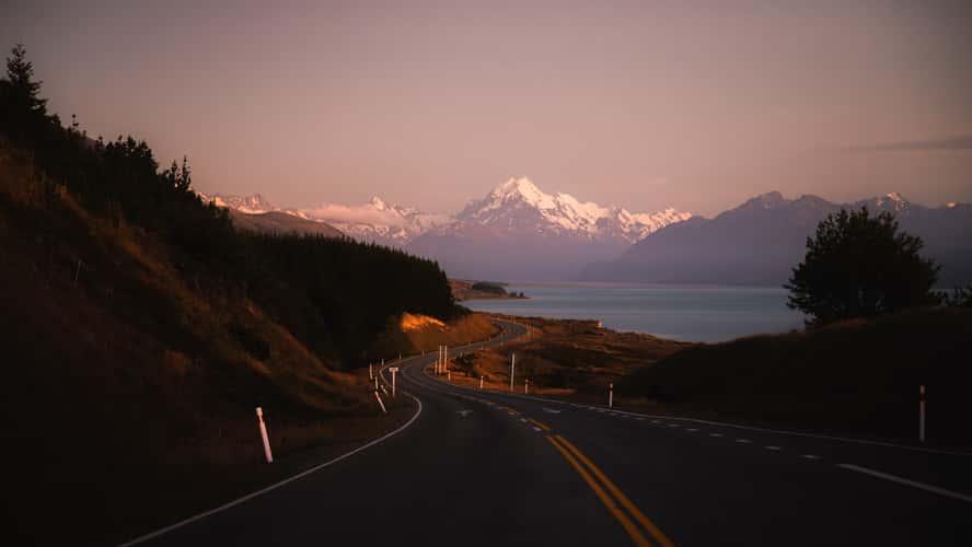 Streets of Lake Pukaki