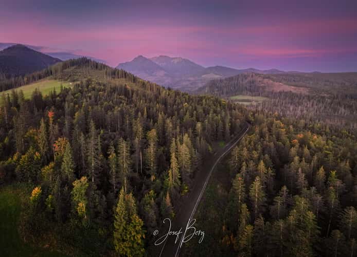 Sunrise over the Tatras