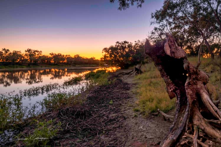 Sunrise Thomson River, Longreach, Queensland