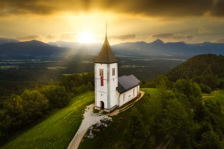 The Church of St. Primoz, Jamnik