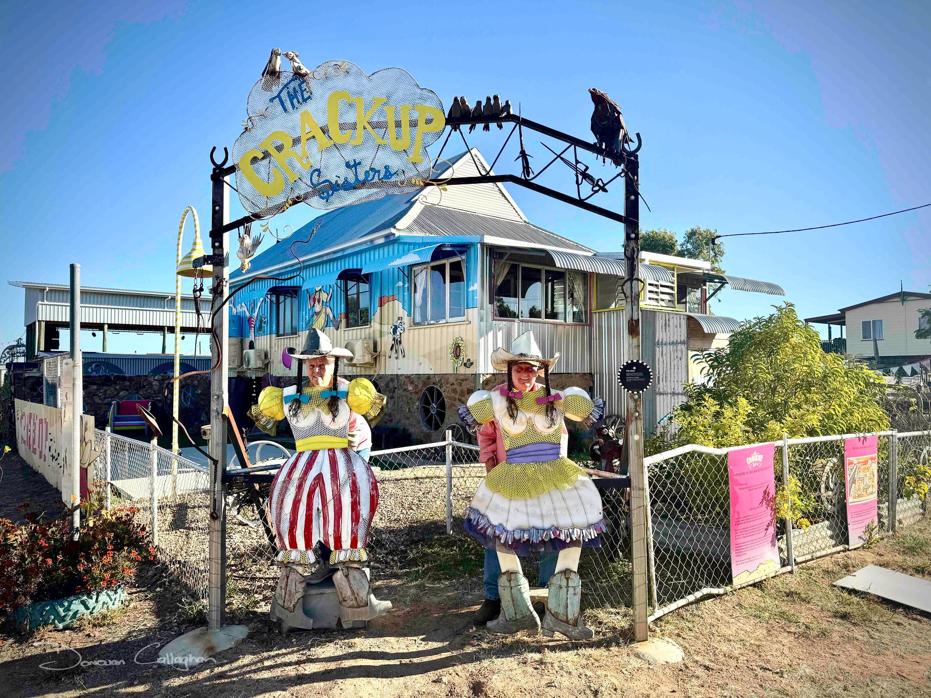 The crackup sisters, Winton, Queensland, Australia