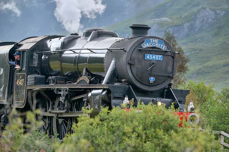 The Jacobite Steamtrain | NOT on Glenfinnan Viaduct