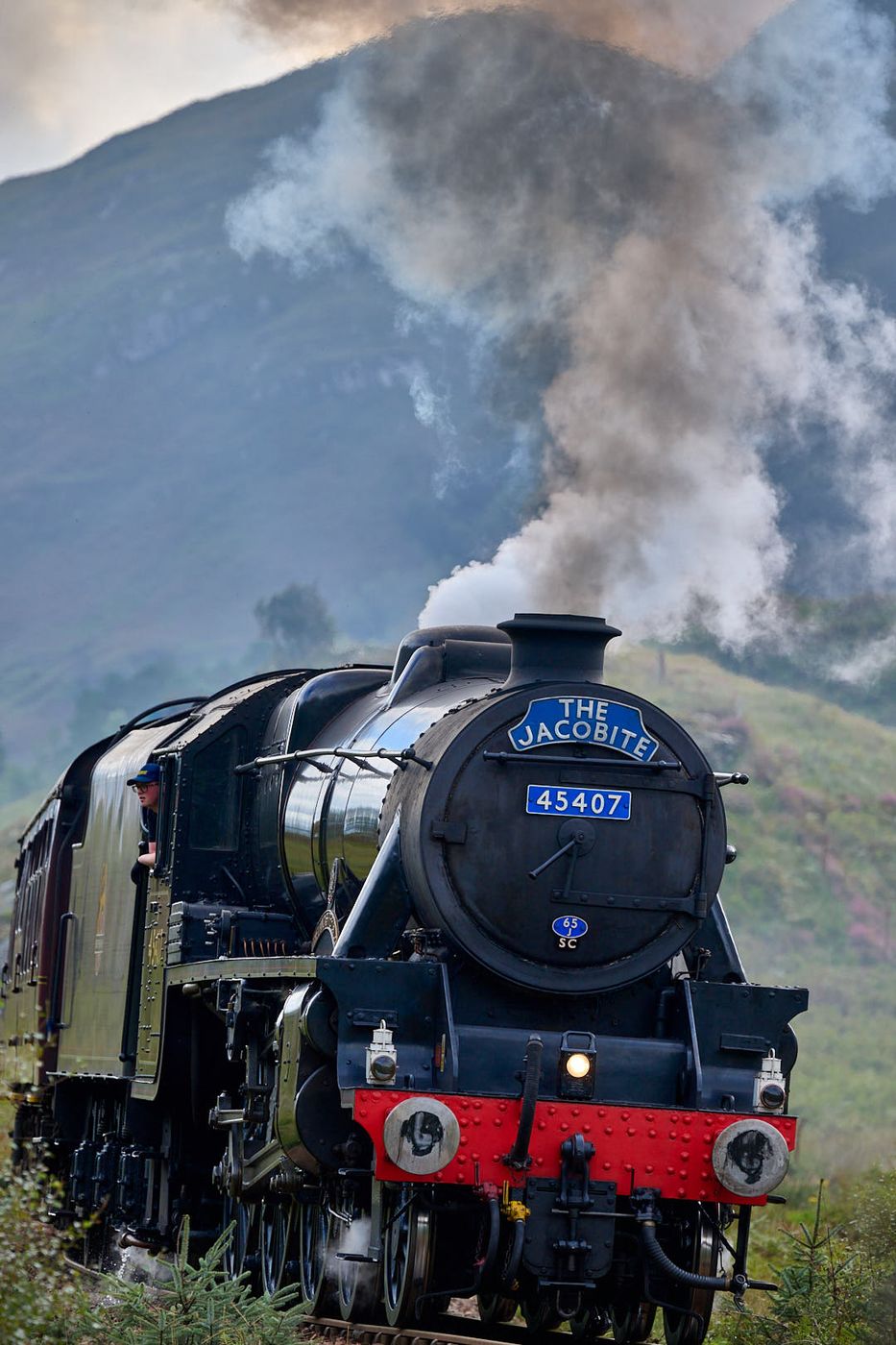 The Jacobite Steamtrain | NOT on Glenfinnan Viaduct, United Kingdom
