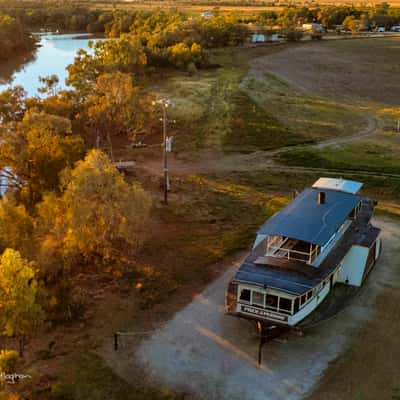 The pride of the Murray, Thomson's River, Longreach, Qld, Australia