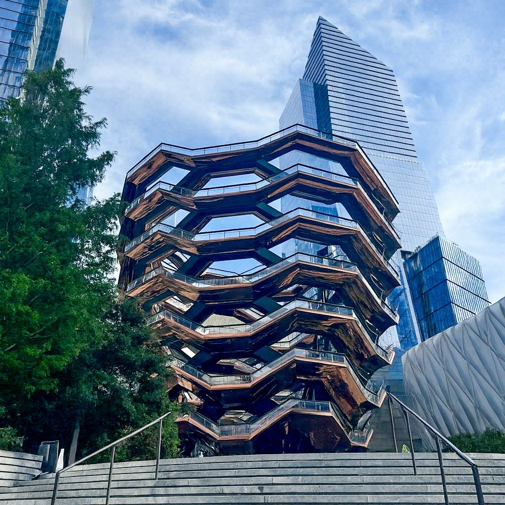 The Vessel from inside Hudson Yards, USA