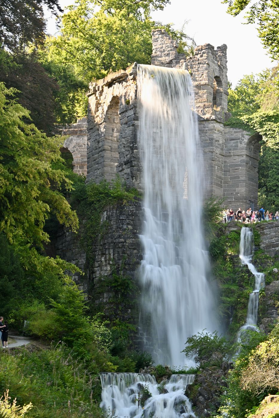 The Wasserspiele in BergparkWilhelmshöhe, Kassel, Germany