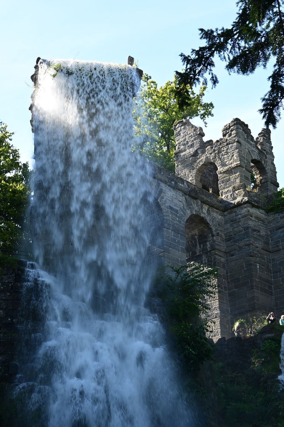 The Wasserspiele in BergparkWilhelmshöhe, Kassel, Germany