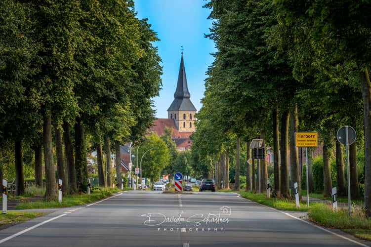 Town entrance Herbern