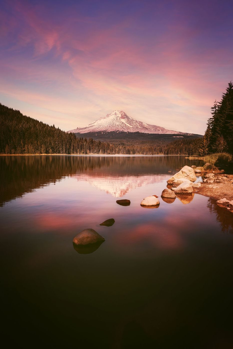 Trillium Lake, USA