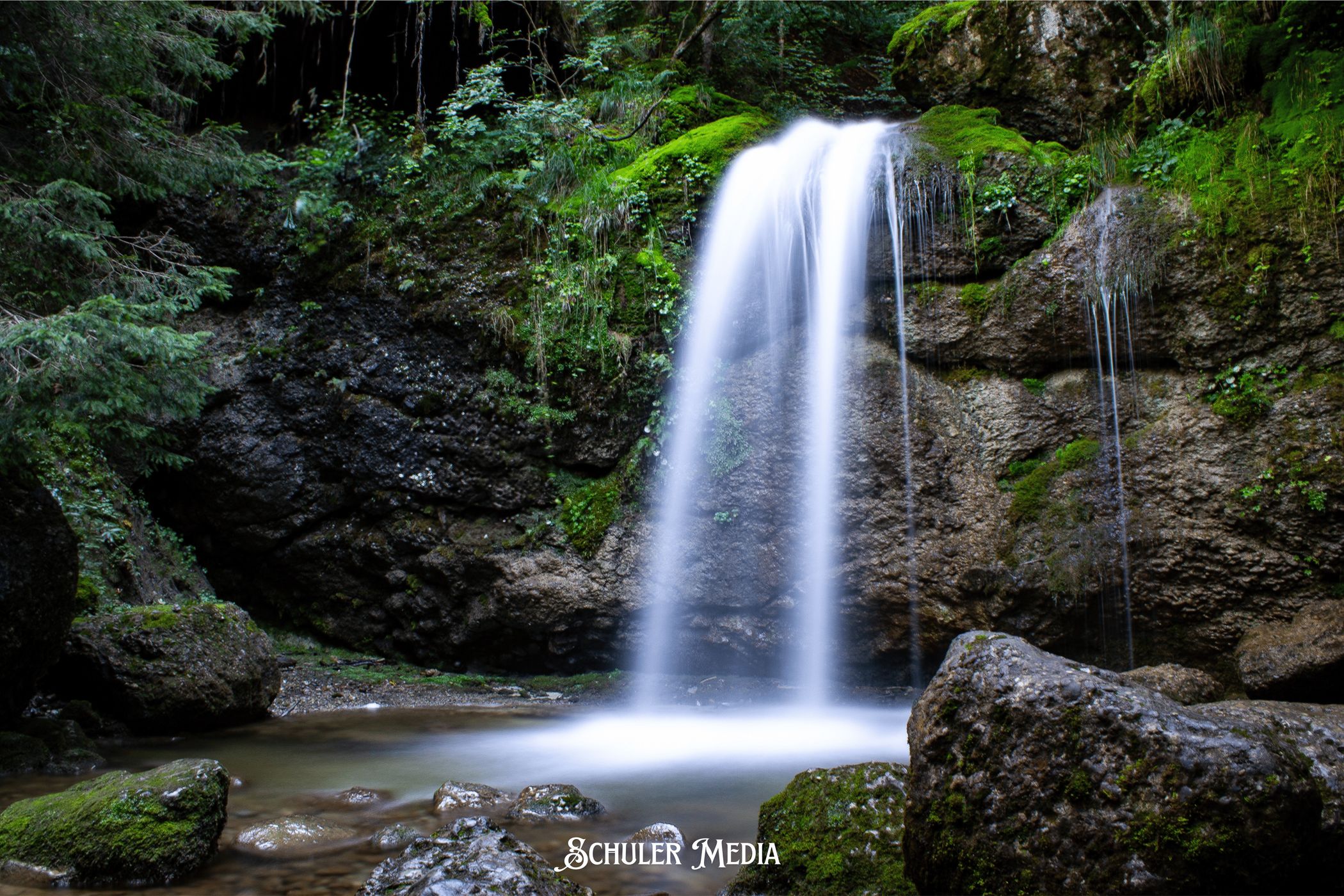 Upper Gschwender Waterfall, Germany