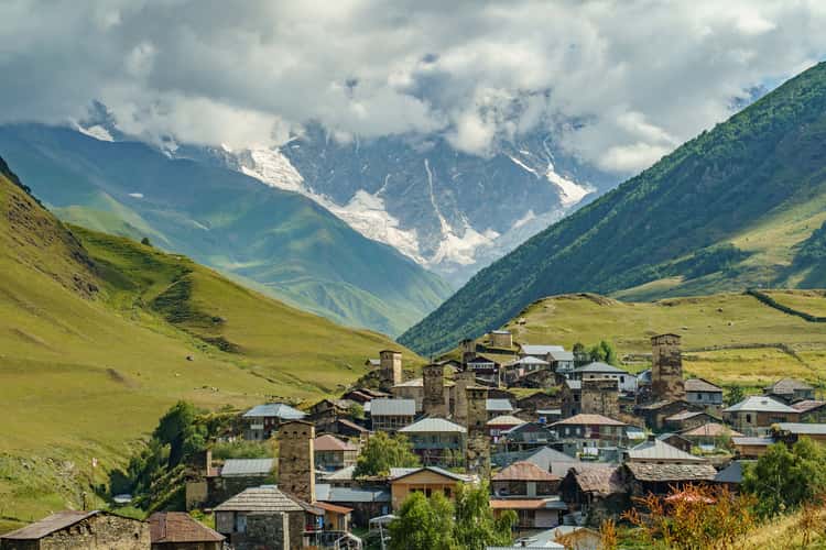 Ushguli sunset