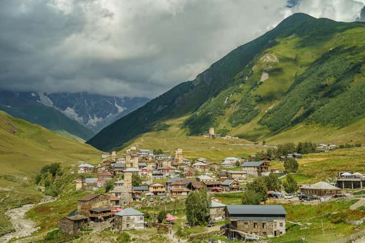 Ushguli sunset