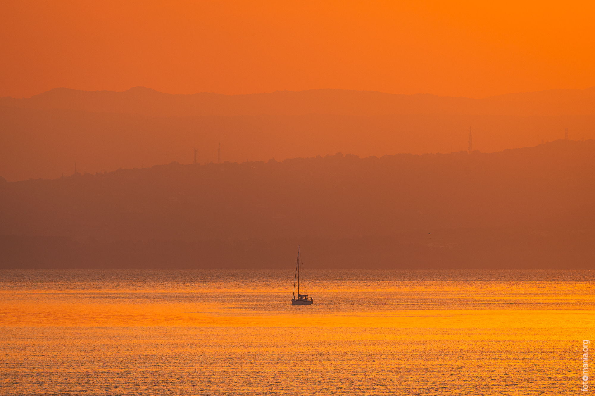 View from Piran towards East, Slovenia