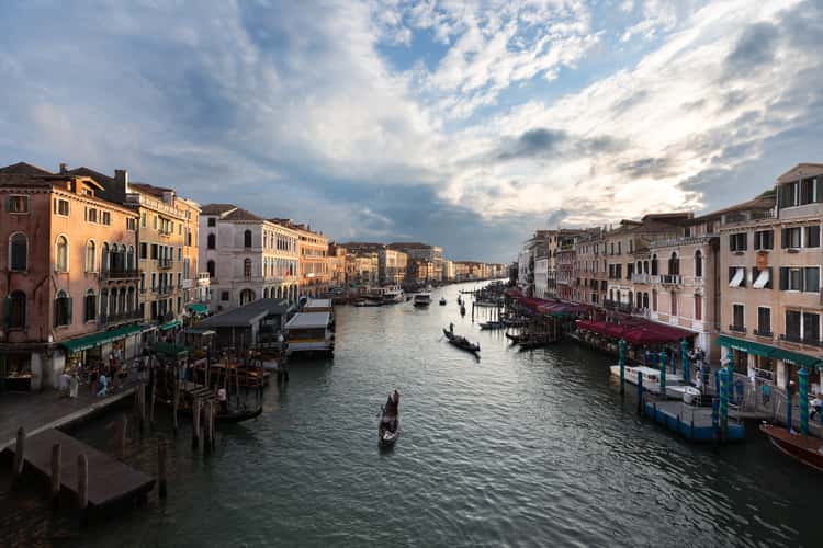 View from Rialto Bridge