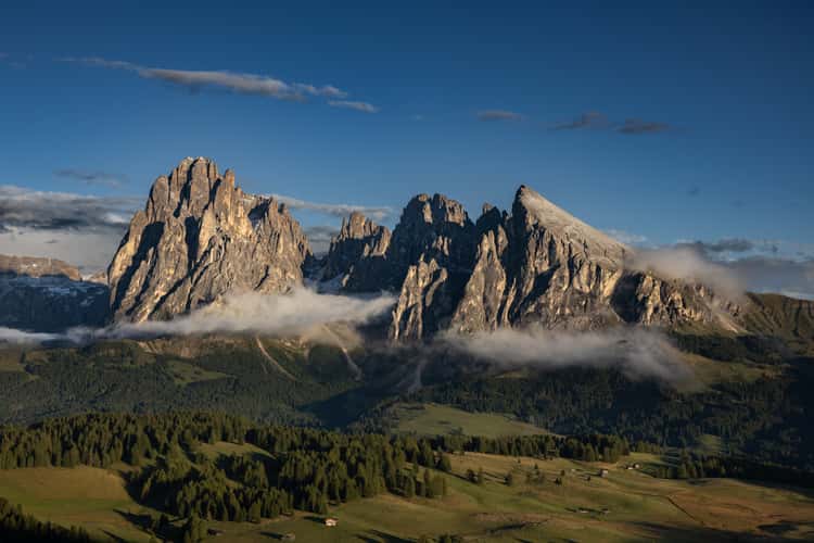 View on  Langkofel/Plattkofel