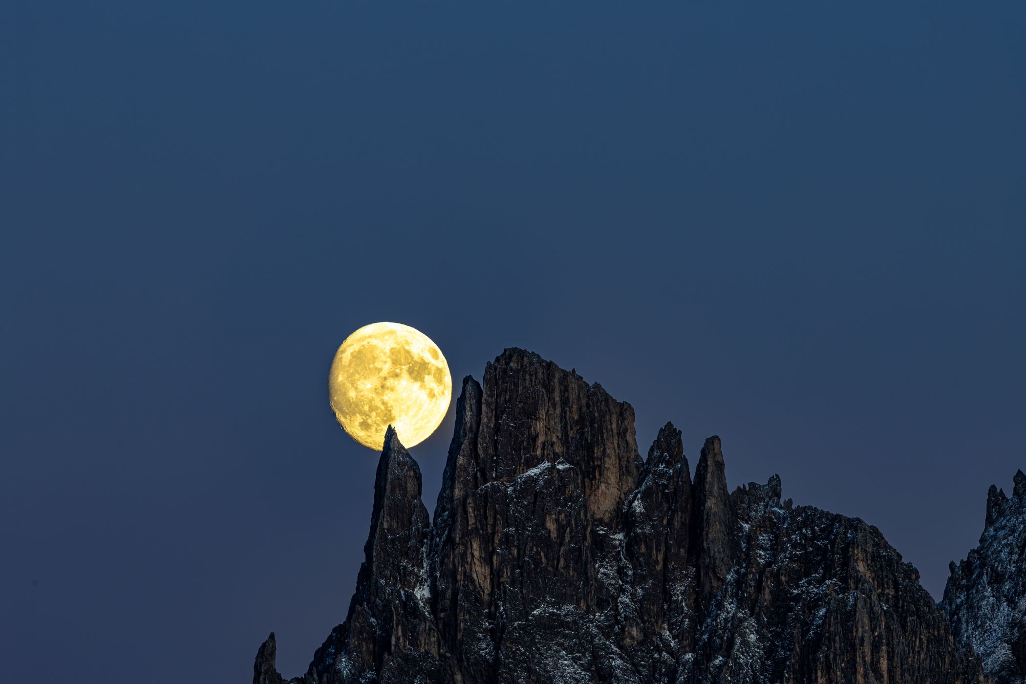 View on  Langkofel/Plattkofel, Italy
