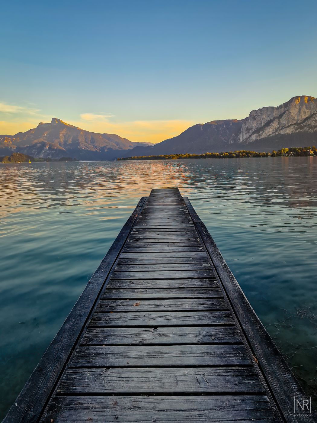 View over Lake Mondsee, Austria