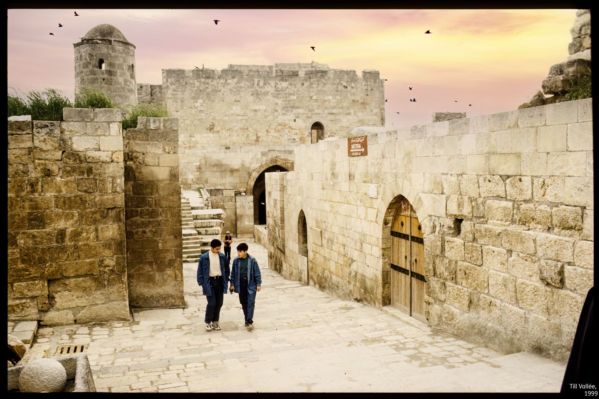 Aleppo's citadel, Syria, Syrian Arab Republic