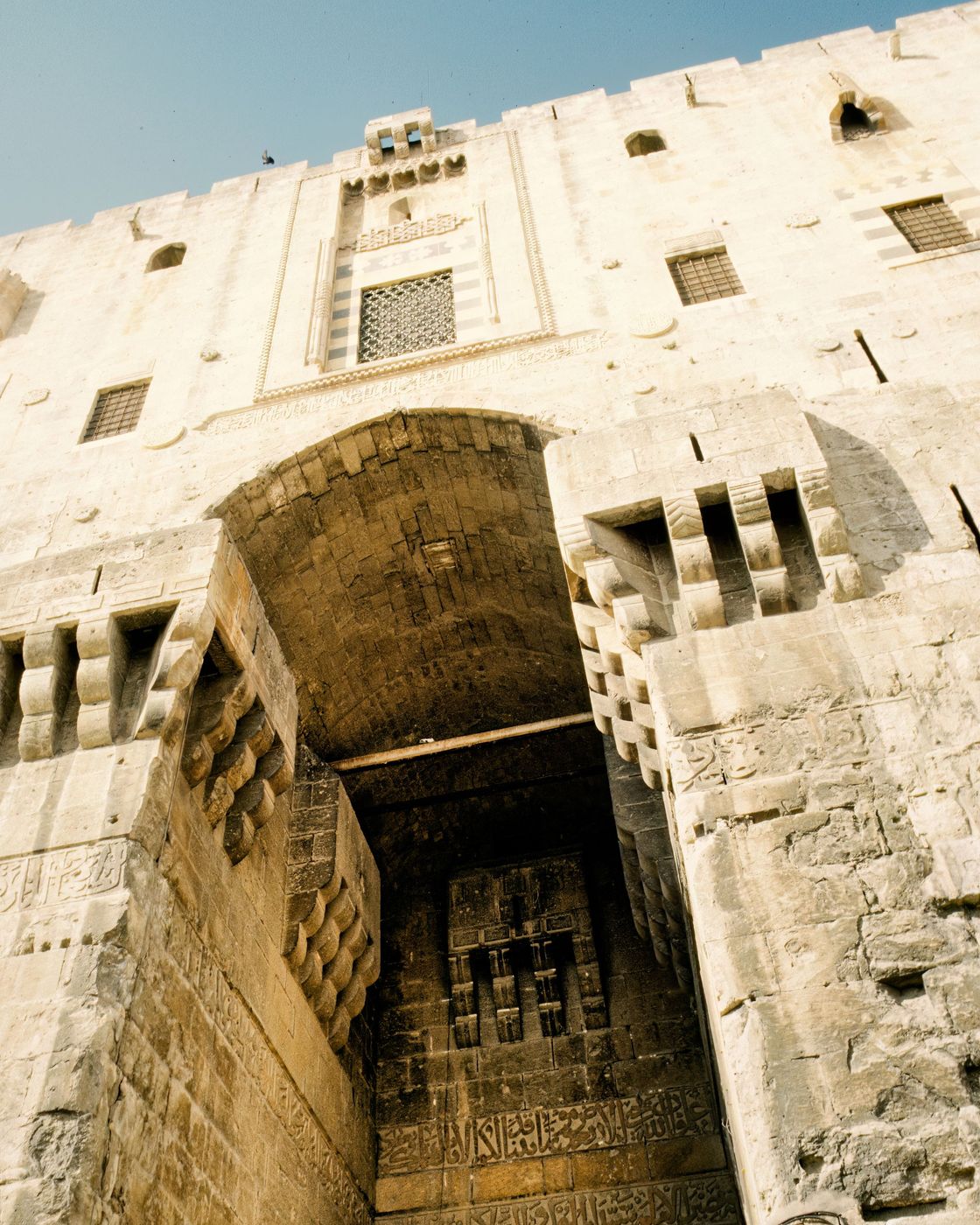 Aleppo's citadel, Syria, Syrian Arab Republic